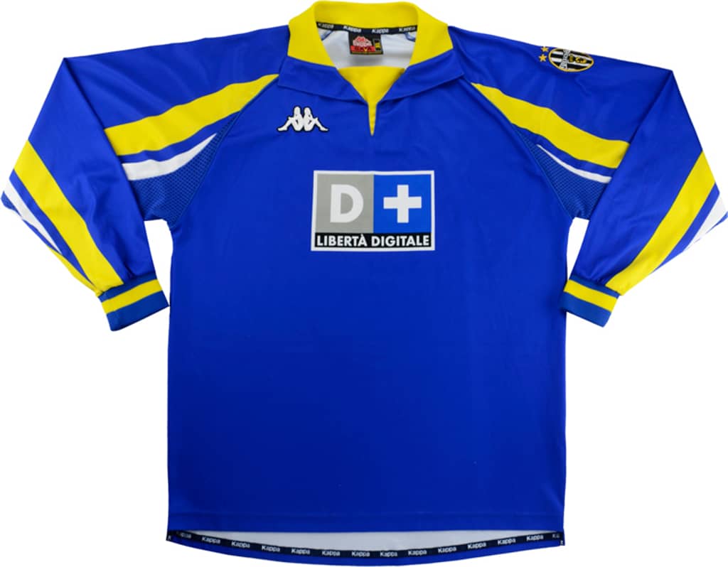 Juventus 1998-99 Third Shirt · 1990S Kappa Jersey Sponsored by D+ Libertà Digitale