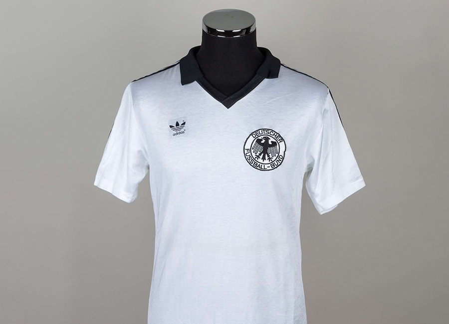 Karlheinz Förster’s World Cup 1982 West Germany Match Worn Shirt