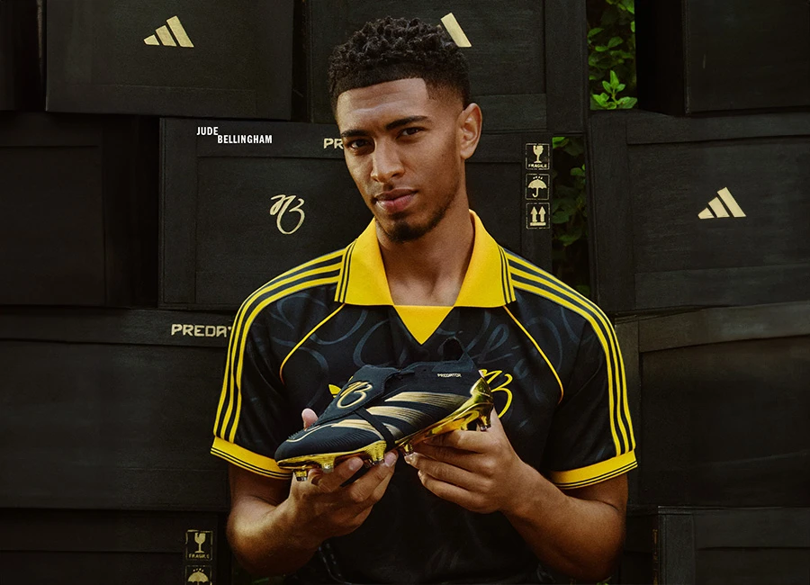 Adidas Predator Elite Bellingham FG - Core Black / Core Black / Gold Metallic