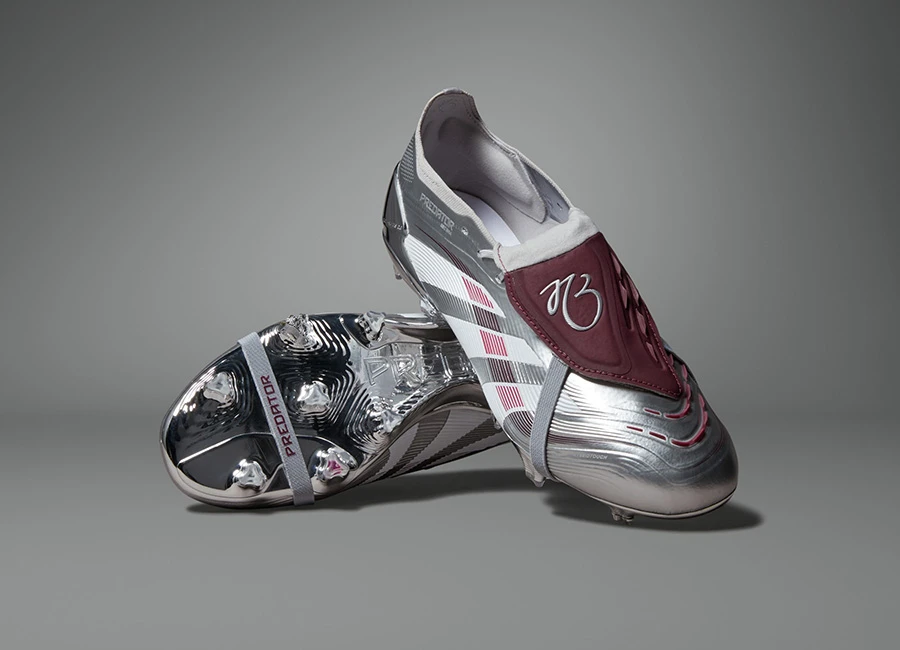 Adidas Predator Elite JB Fold-Over Tongue FG - Silver Metallic / Legacy Burgundy / Maroon