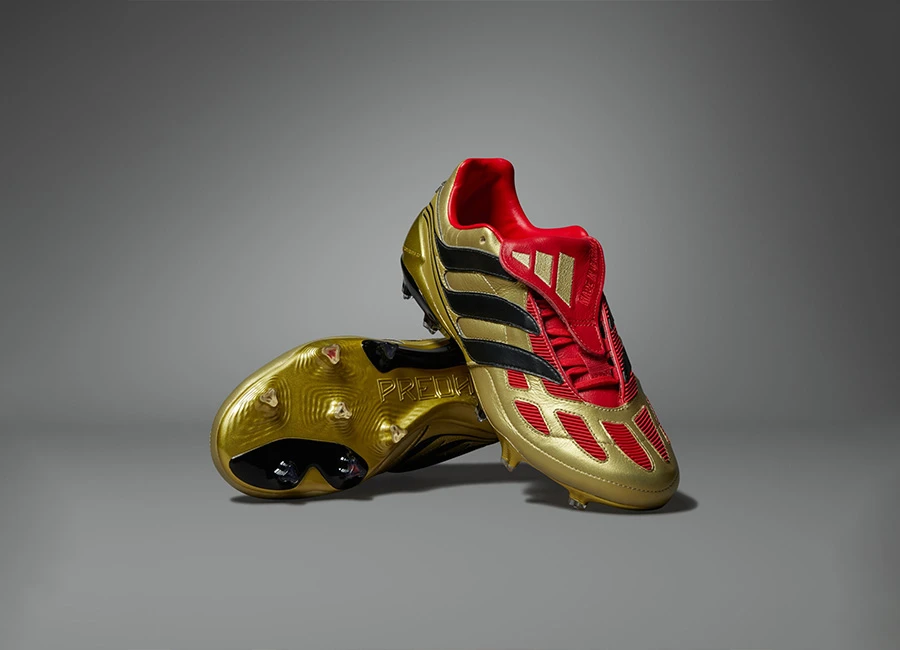 Adidas Predator Precision ZZ FG - Gold Metallic / Core Black / Collegiate Red