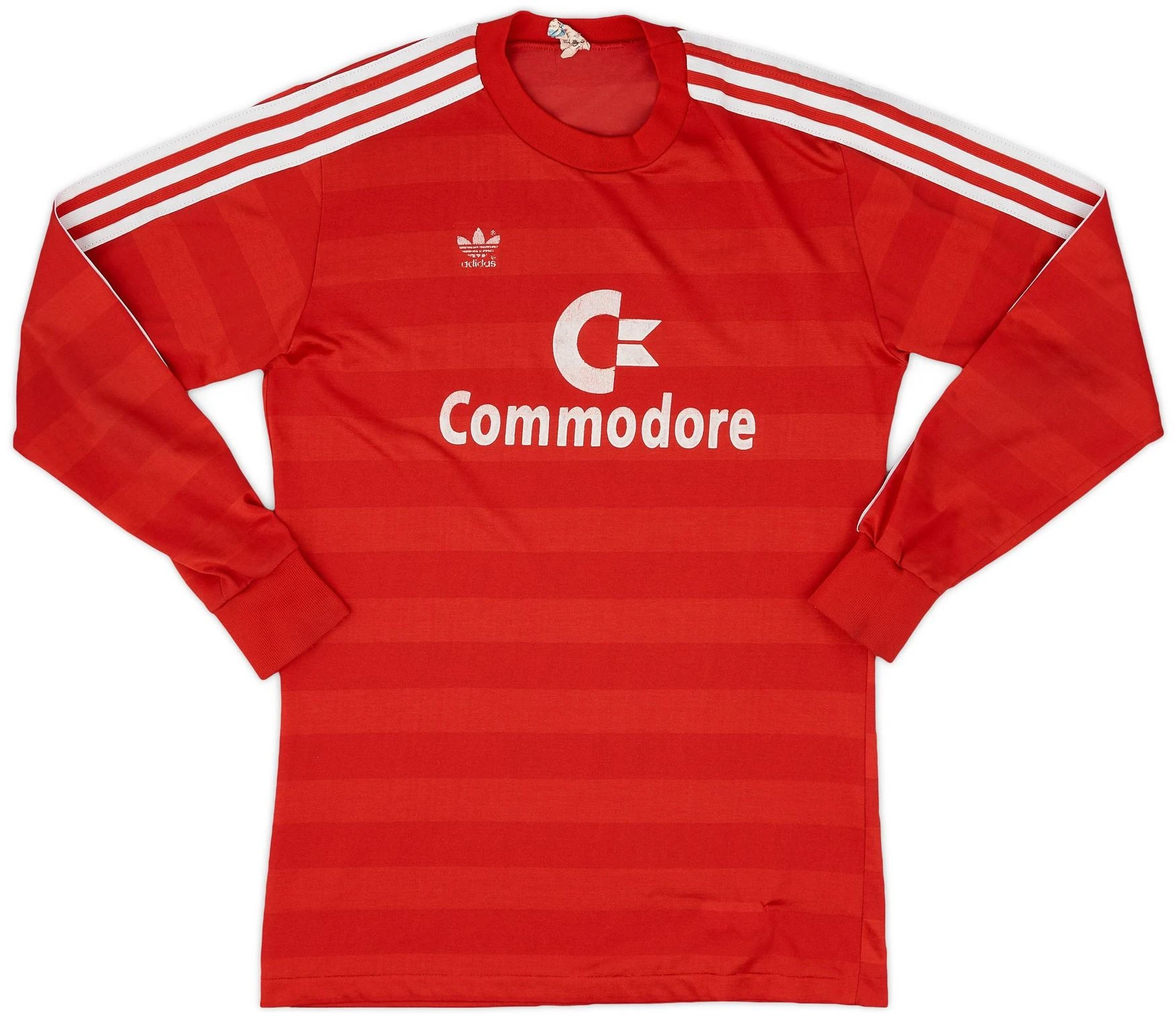 Bayern Munich 1984-89 Home Shirt · Adidas Jersey with Commodore Sponsor From The Mid 1980s