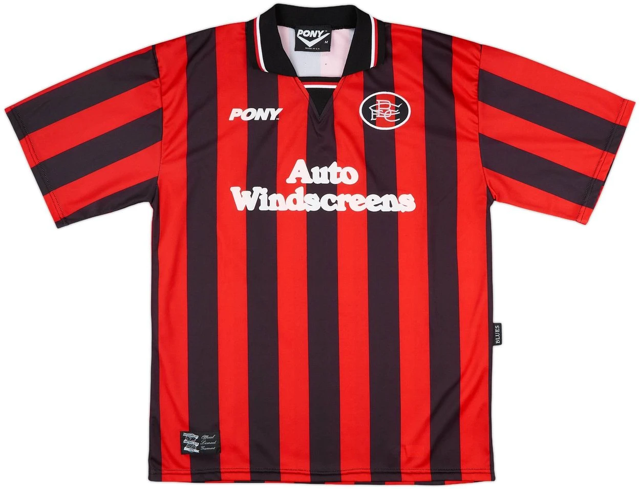 Birmingham 1996–97 Away Shirt · Pony Produced and Auto Windscreens Sponsored Top