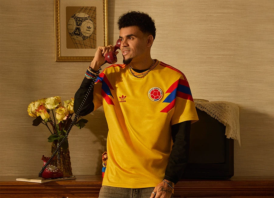 Colombia 1990 Adidas Home Reissue Jersey 