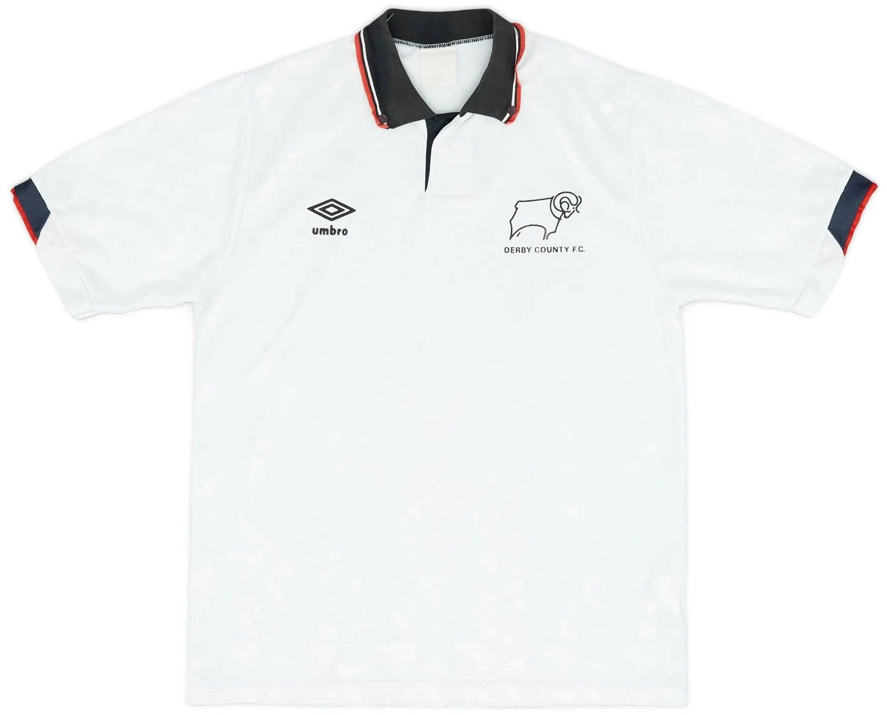 Derby County 1989-91 Home Shirt · Umbro Design from the Late 1980s and Early 1990s