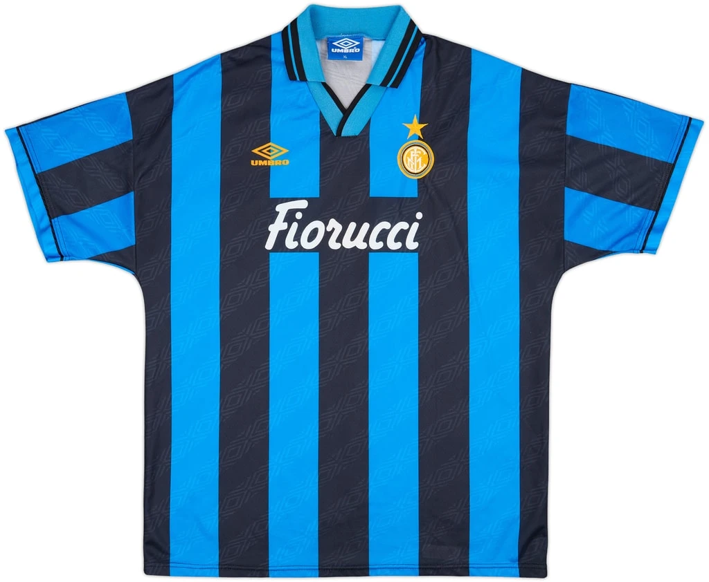 Inter Milan 1994-95 Home Shirt · Umbro Cult Classic with Fiorucci Sponsor