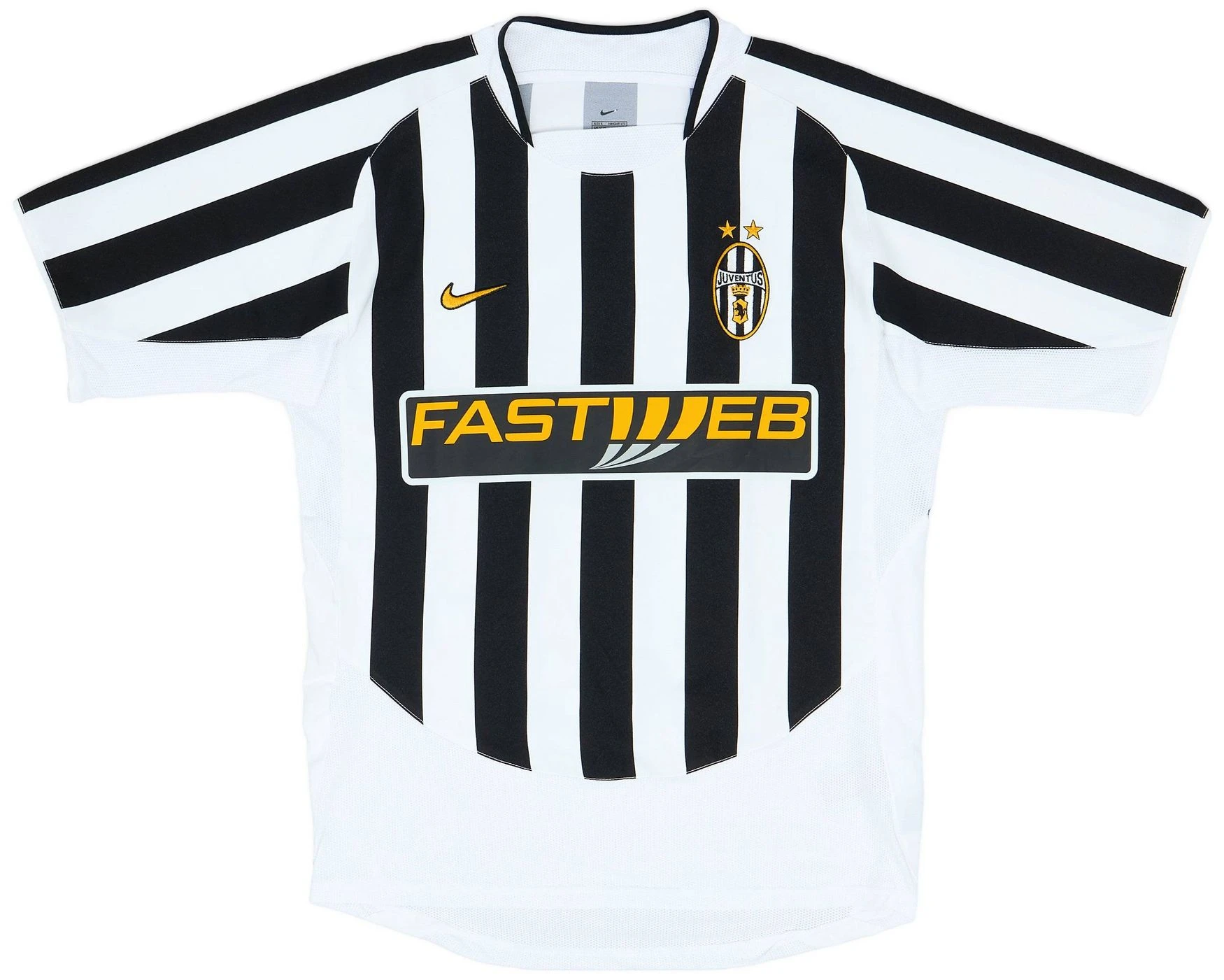 Juventus 2003-04 Home Shirt · Nike Design With Pavel Nedved’s Name and Number